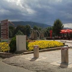 Pilomat 275/P-600A at the historical center of Old Scopje, Macedonia