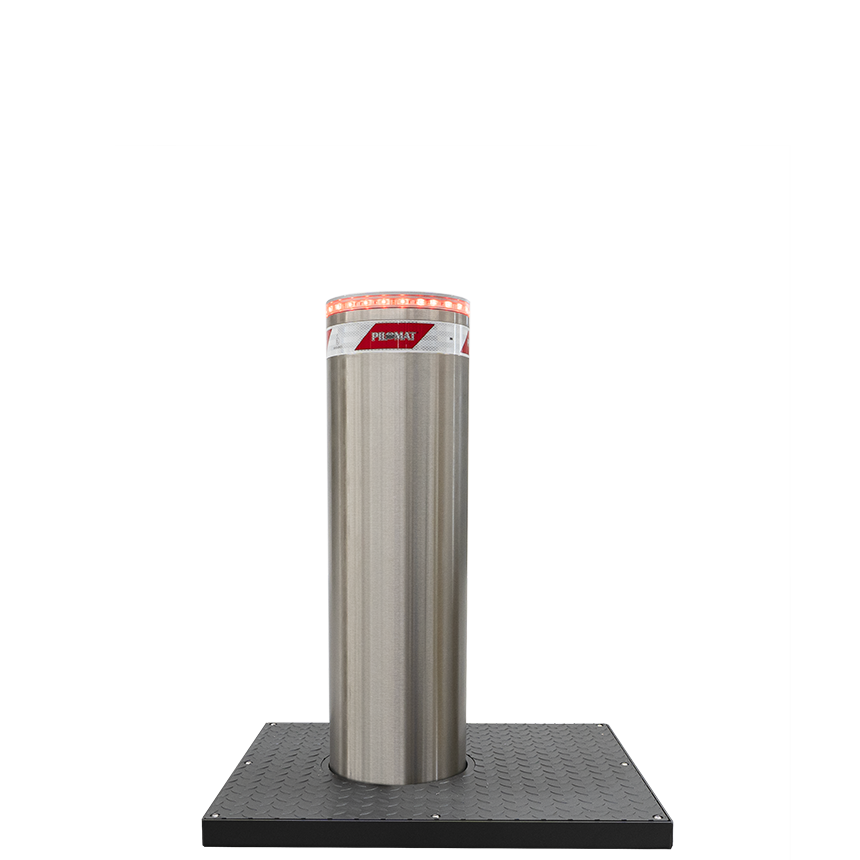 Automatic bollard with brushless motor