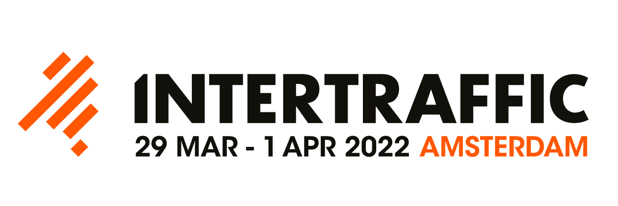Banner for the Intertraffic security exhibition that will takes place in Amsterdam from 29th March to 1st April 2023