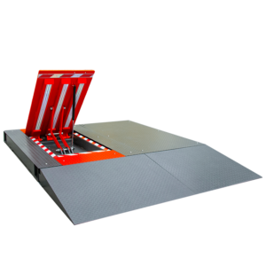 Road Blocker Mobile for securing temporary outdoor events