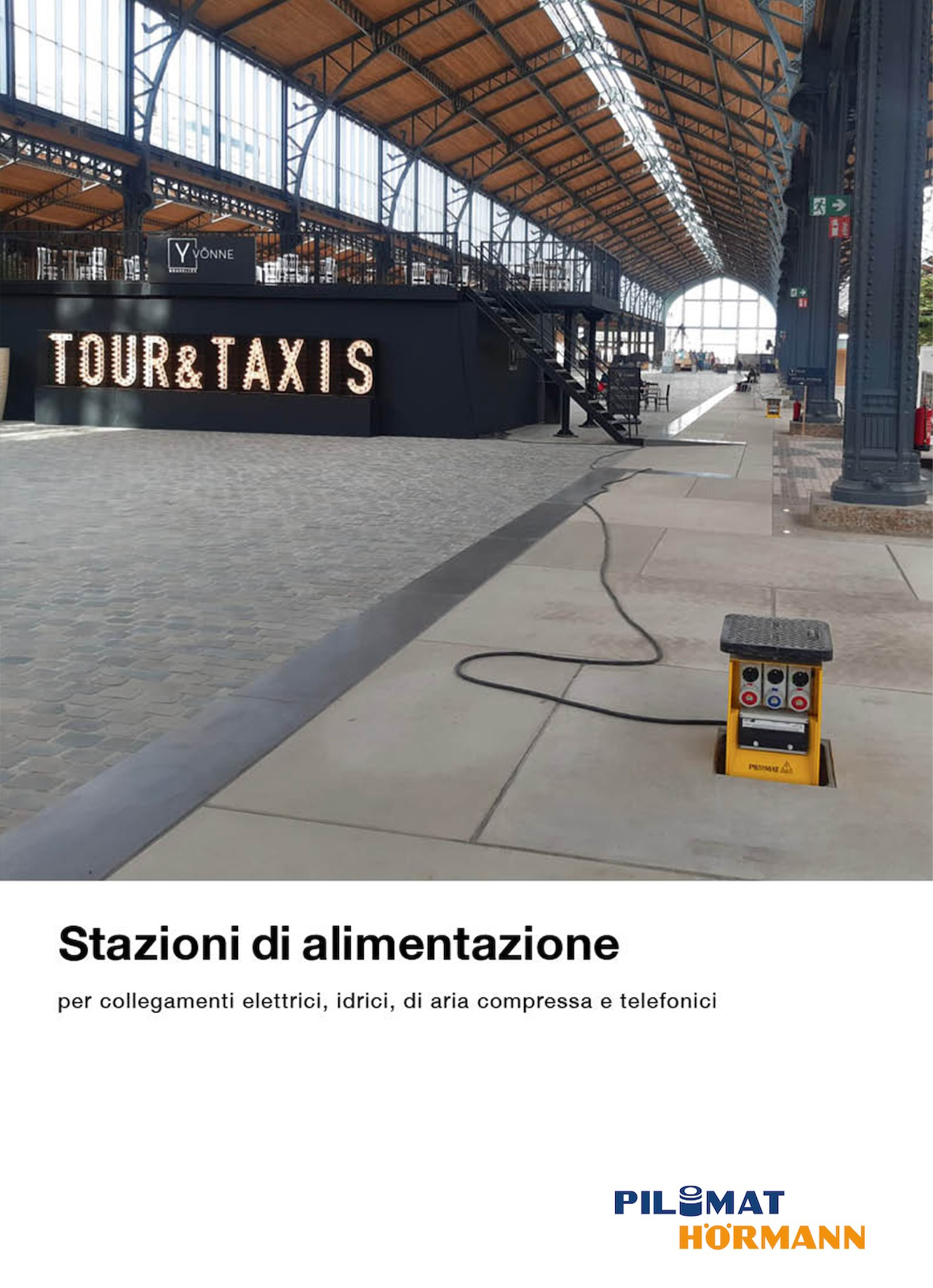 Immagine di copertina della brochure Pilomat Stazioni di alimentazione